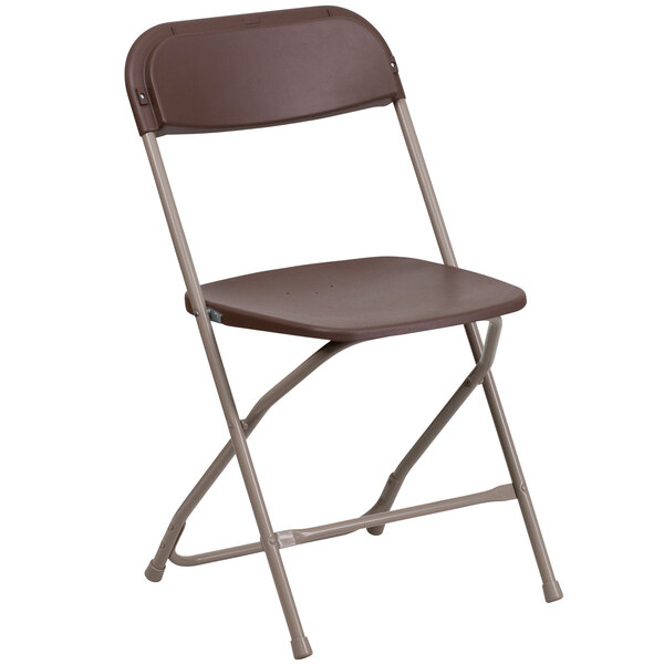 Flash Furniture LE-L-3-BROWN-GG Brown Folding Chair