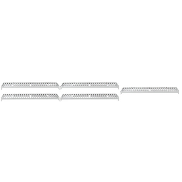 Cambro CPSK2136V5480 Camshelving® Premium 21" x 36" Shelf Kit with 5 Vented Shelves