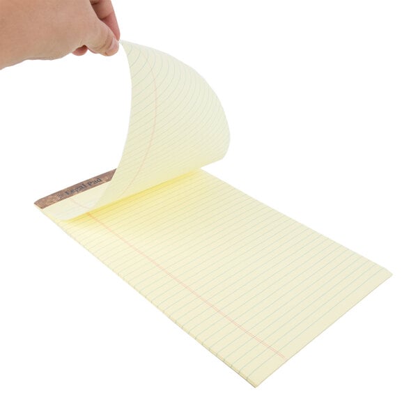Writing Pads TOPS Legal Pads 12-Pack - 8.5x11.75 Canary Paper