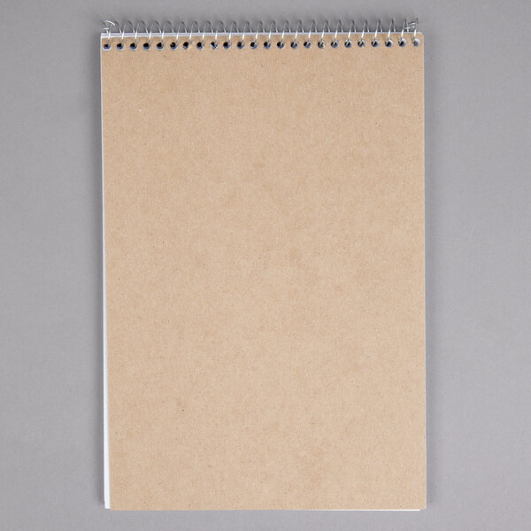 Ampad 25472 6" x 9" Gregg Ruled White Wirebound Steno Pad 12/Pack