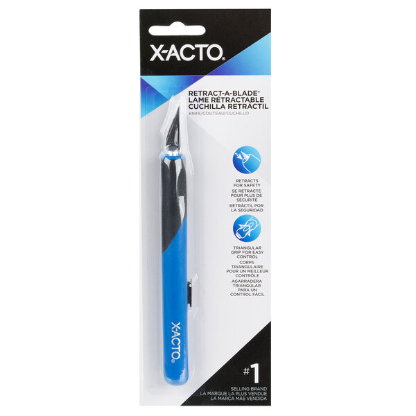 X-Acto Retract-A-Blade Knife 3-Pack - No. 11 Blades With Comfort Grip Handles