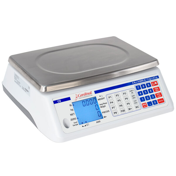 Cardinal Detecto C6 6 lb. Digital Counting Scale