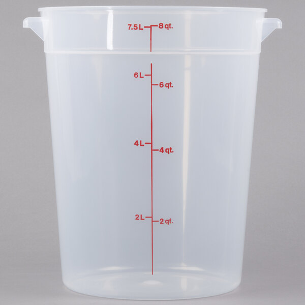Cambro RFSC6PP190 Brand New Cover for 6 & 8 qt Round Containers 