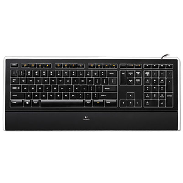 Logitech 920000914 K740 Black Illuminated Wired Keyboard