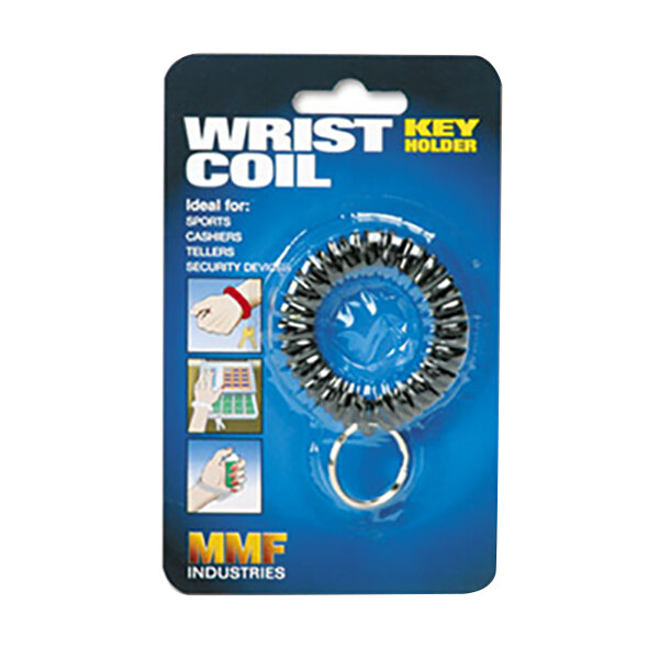 Steelmaster 201450004 Black Wrist Coil with Key Ring