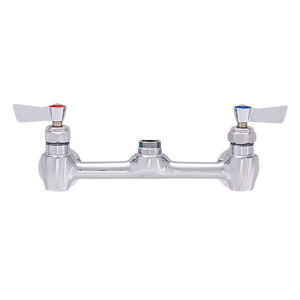 Fisher 13153 Backsplash Mounted 1/2" Brass Faucet Base with 8" Centers