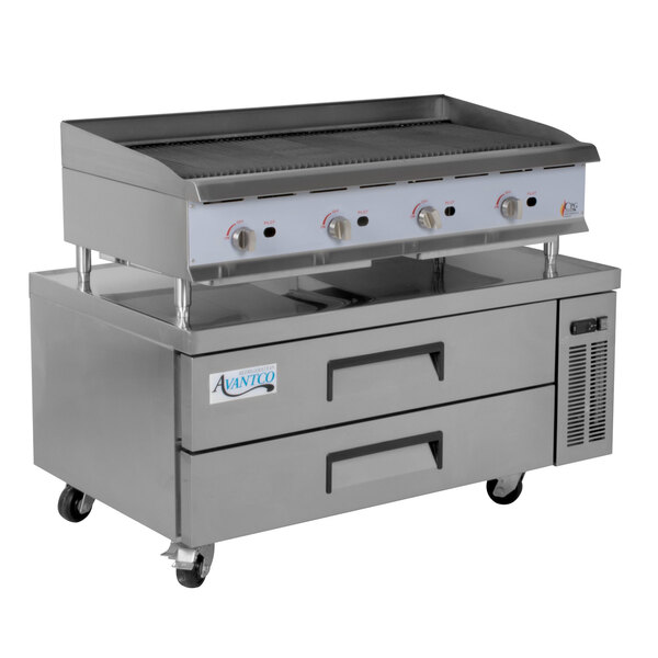 Cooking Performance Group 48CBRRBNL 48" Gas Radiant Charbroiler with 52