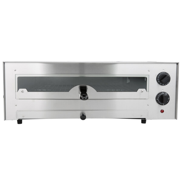 VEVOR Commercial Pizza Oven 2200W Stainless Steel Pizza Oven Countertop 110V Electric Pizza and Snack Oven 16 Inch Deluxe Pizza and Multipurpose Oven for Restaurant Home Pizza Pretzels Baked Dishes