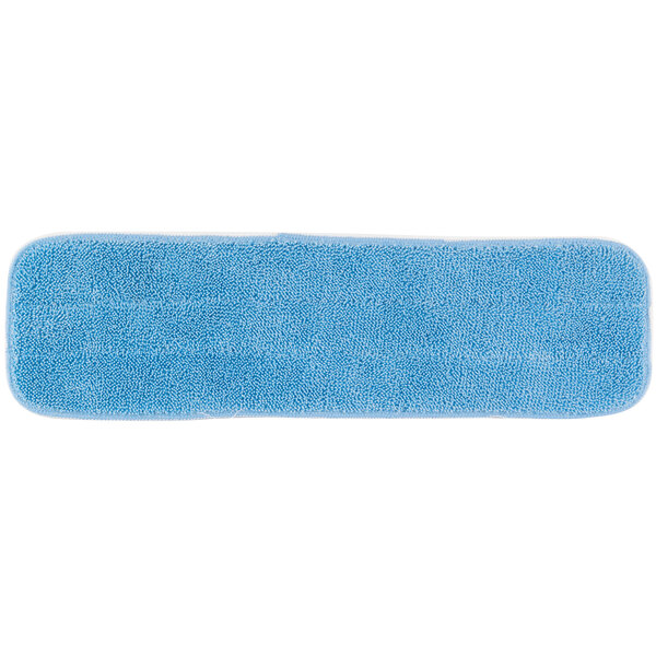 Carlisle 363321814 18" Blue Microfiber Wet Mop Pad