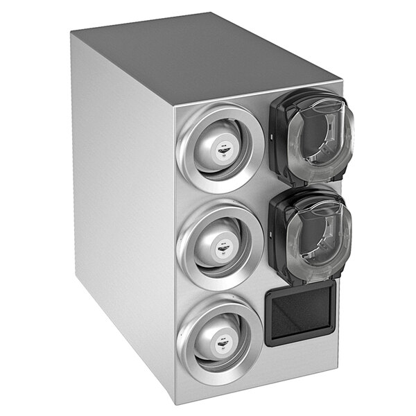 Vollrath K58842 Stainless Steel 3-Slot 8 - 44 oz. Countertop Cup