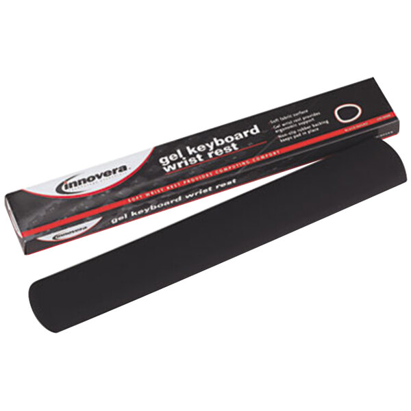 Innovera 50458 Black Gel Keyboard Wrist Rest