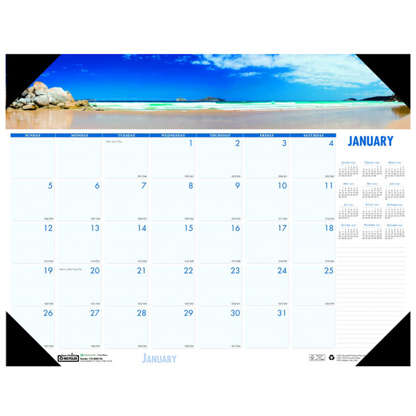 House of Doolittle 178 22 house-of-doolittle-178-22-x-17-recycled-coastlines-photo-monthly-january-2023-december-2023-desk