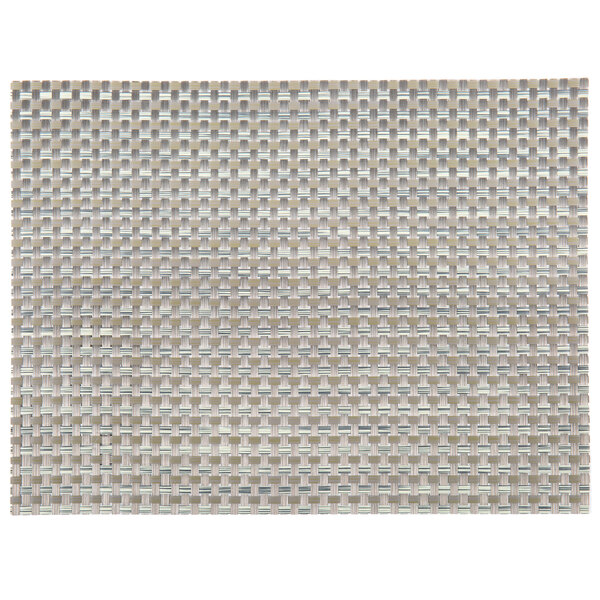 H. Risch, Inc. GA2001 16" x 12" Taupe / Light Green Woven Vinyl