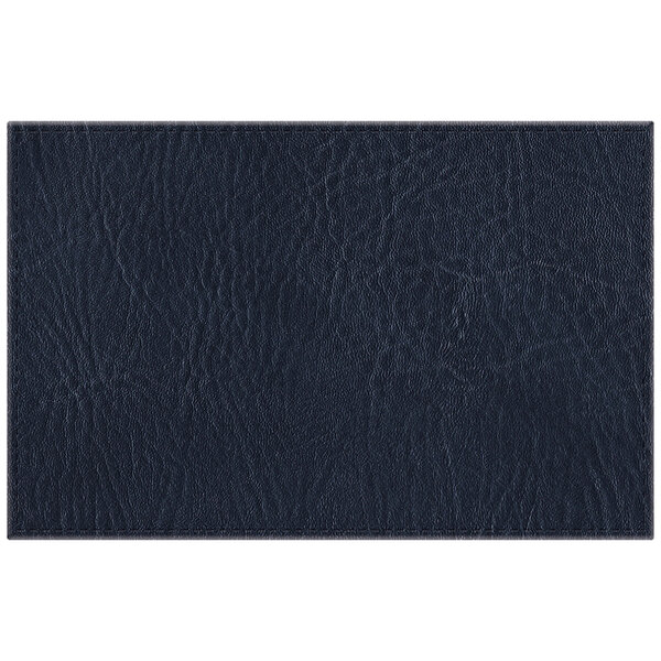 H. Risch, Inc. TABLEMAT17X11NAVY 17" x 11" Customizable Navy Hardboard