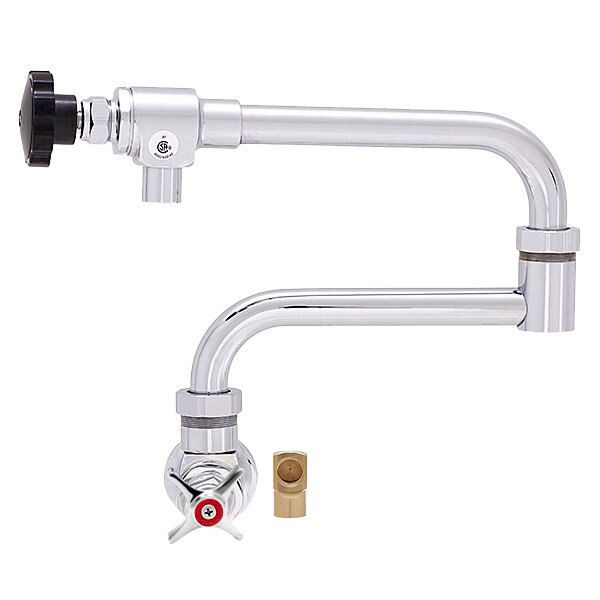 Fisher 60224 Backsplash Mounted Stainless Steel Pot Filler with 20