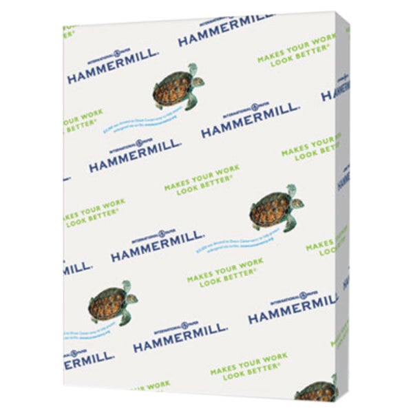 Hammermill 103309 8 1/2" x 11" Blue Ream of 20 lb. Recycled Colored