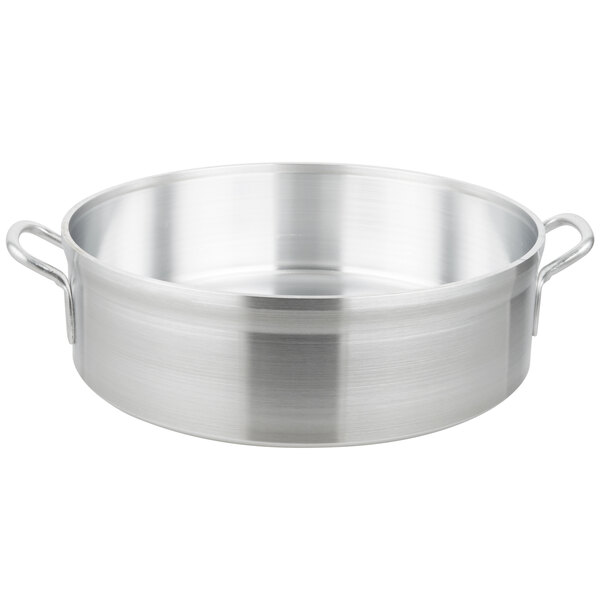 Vollrath 68224 24 Qt. Aluminum Brazier Pan