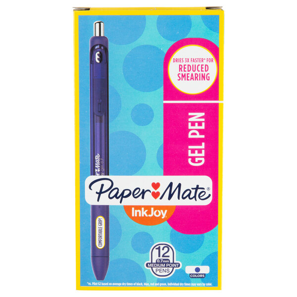 Paper Mate 1951721 InkJoy Blue Ink with Blue Barrel 0.7mm Retractable
