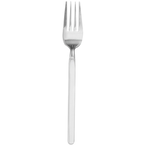 A silver Walco stainless steel dinner fork with a long handle.