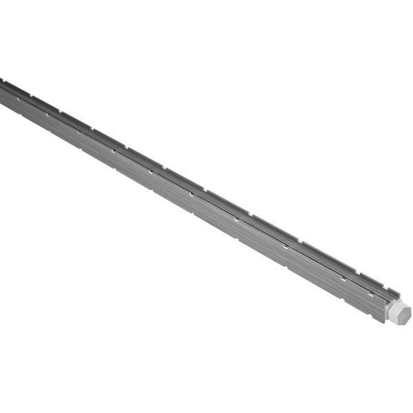 A long metal rod with hexagons at each end.