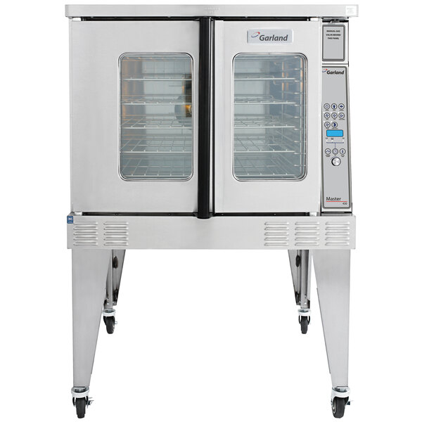 Garland MCO-GD-10 Natural Gas Single Deck Deep Depth Full Size Convection Oven with Digital Controls - 60,000 BTU