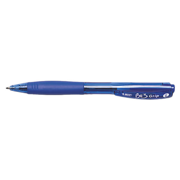 BIC Glide Bold Retractable Ballpoint Pen, Smooth 1.6mm, Blue Ink, 4 Pack - View #2