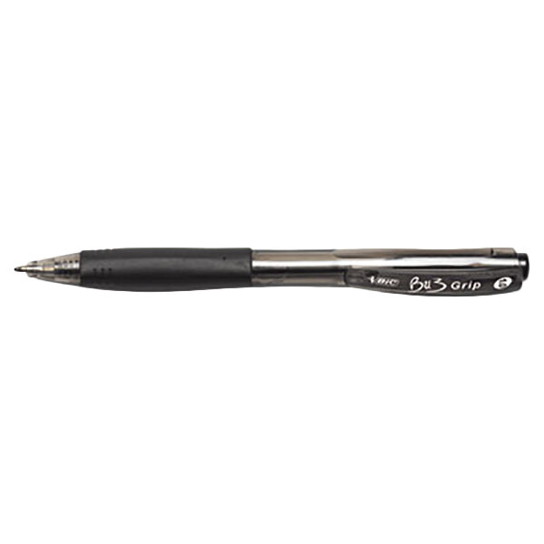 Bic BU3361BK Black Medium Point 1mm Retractable Ballpoint Pen 36