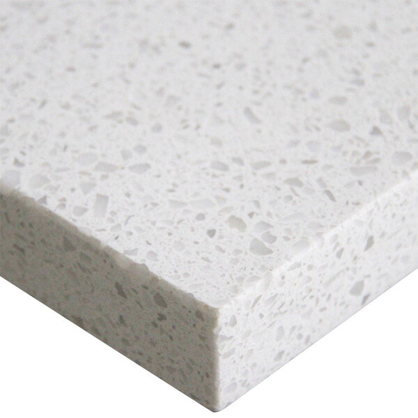 Art Marble Furniture Q403 30" x 48" Snow White Quartz Tabletop