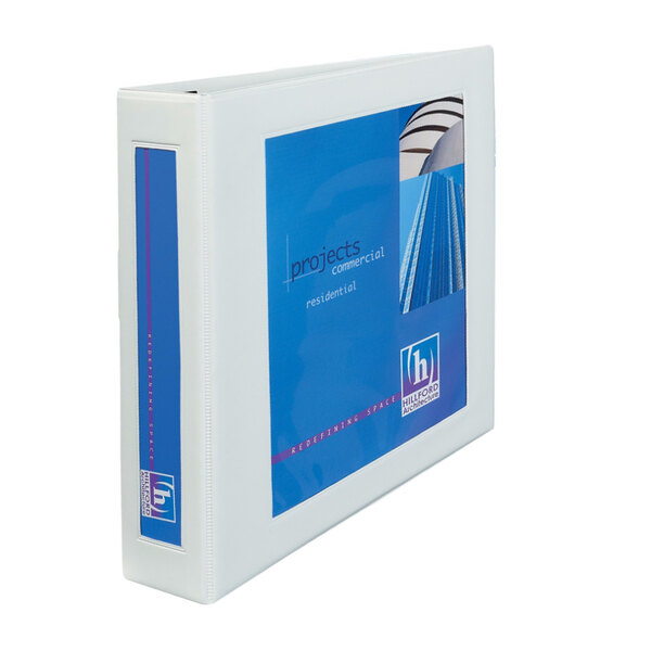 Avery® 68036 White Heavy-Duty Framed View Binder with 2" Locking One Touch EZD Rings