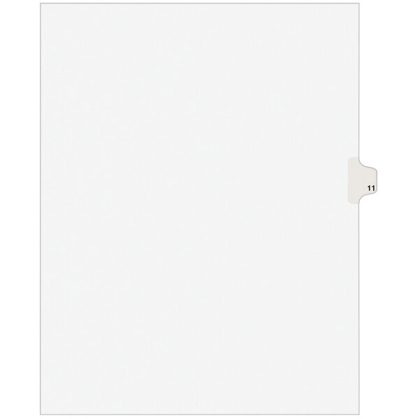 Avery® 11921 Individual Legal Exhibit #11 Side Tab Divider - 25/Pack