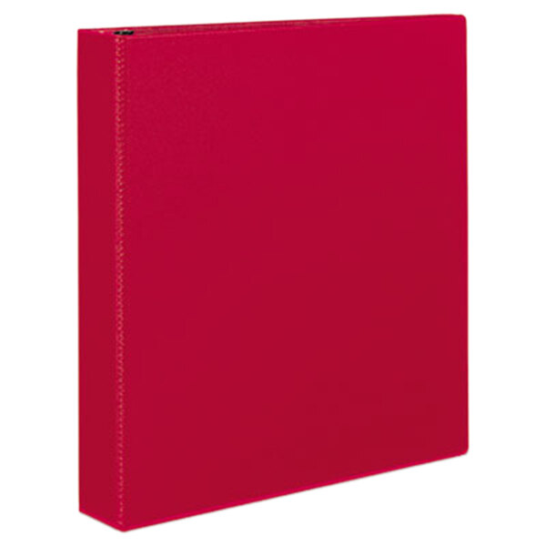Avery® 27202 Red Durable Non-View Binder with 1 1/2" Slant Rings