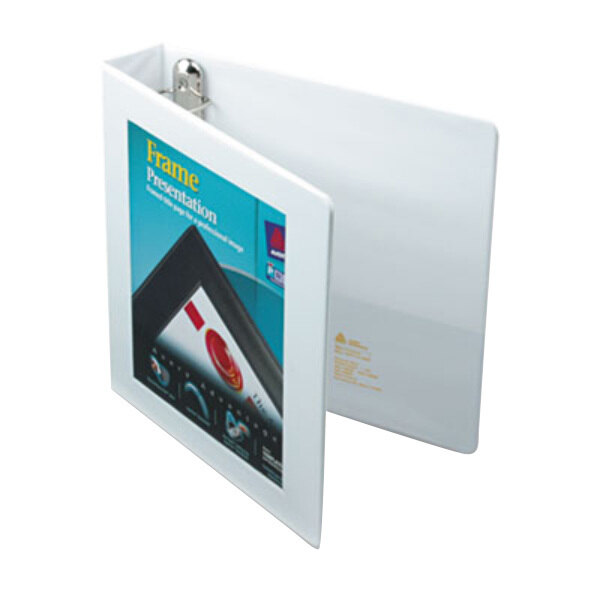 Avery® 68060 White Heavy-Duty Framed View Binder with 1 1/2" Locking One Touch EZD Rings