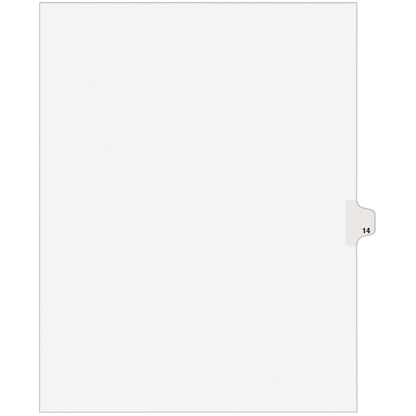 Avery® 11924 Individual Legal Exhibit #14 Side Tab Divider - 25/Pack