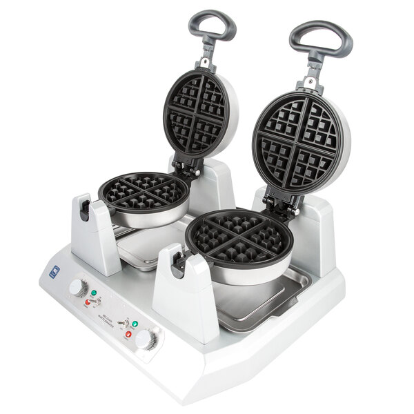 Waring Commercial Waffle Maker (Double, Belgian)