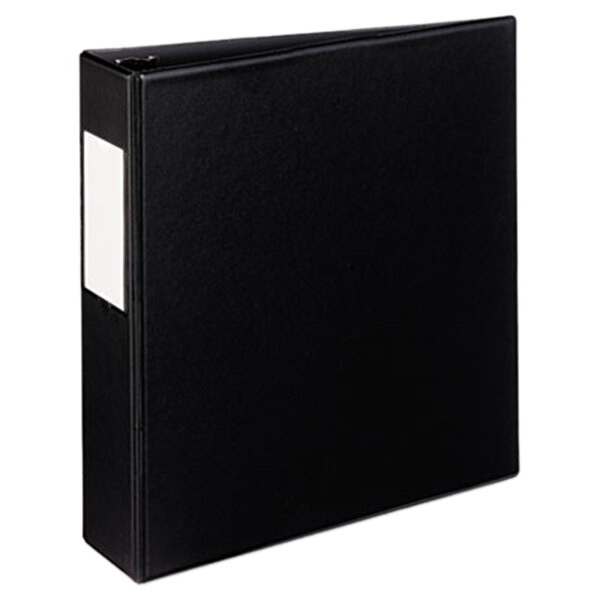 Avery® 27554 Black Mini Durable Non-View Binder with 2" Round Rings and Spine Label Holder