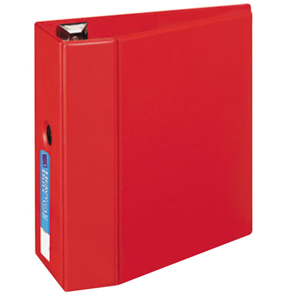 Avery® 79586 Red Heavy-Duty Non-View Binder with 5" Locking One Touch EZD Rings