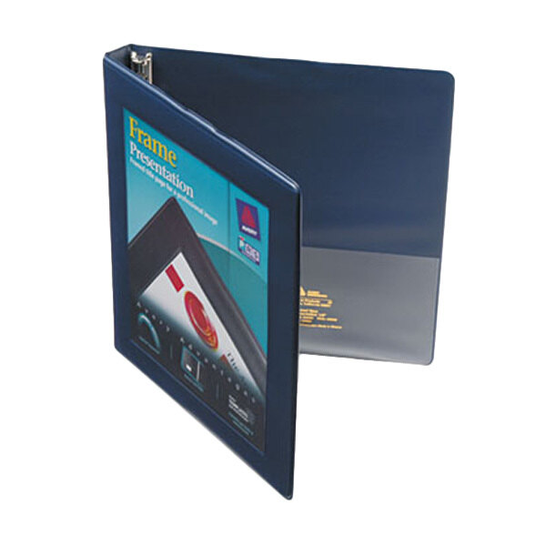 Avery® 68051 Navy Blue Heavy-Duty Framed View Binder with 1/2" Slant Rings