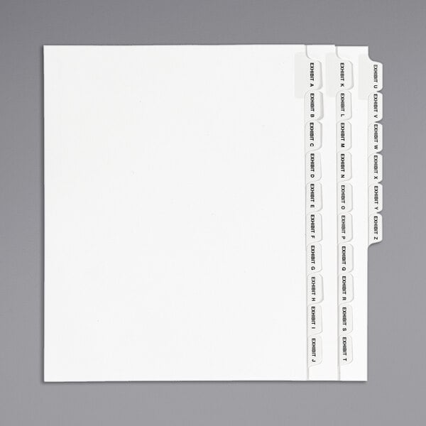 Avery® 8 1/2" x 11" Collated Legal Exhibit A-Z Tab Dividers