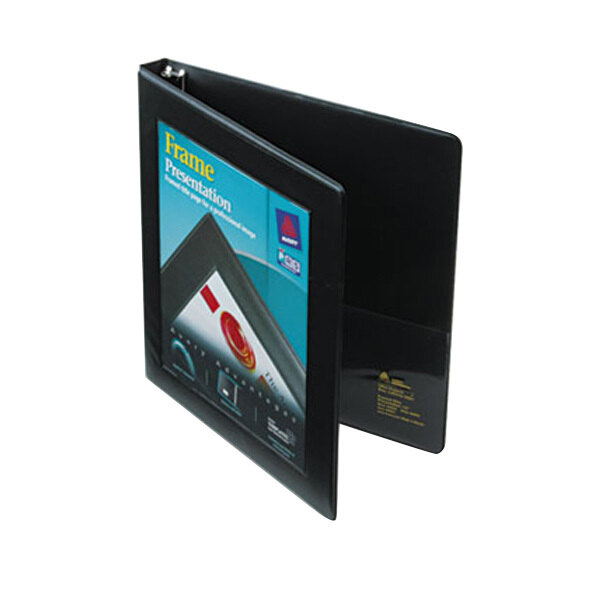 Avery® 68050 Black Heavy-Duty Framed View Binder with 1/2" Locking One Touch Slant Rings