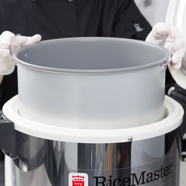 Town 56917 72 Cup (36 Cup Raw) Teflon®Coated Aluminum Rice Cooker Pot