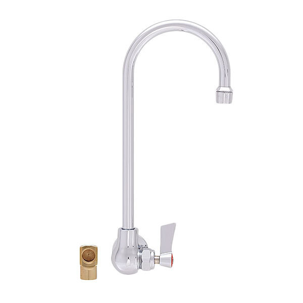 Fisher 73401 Backsplash Mounted Faucet with 6" Rigid Gooseneck Nozzle