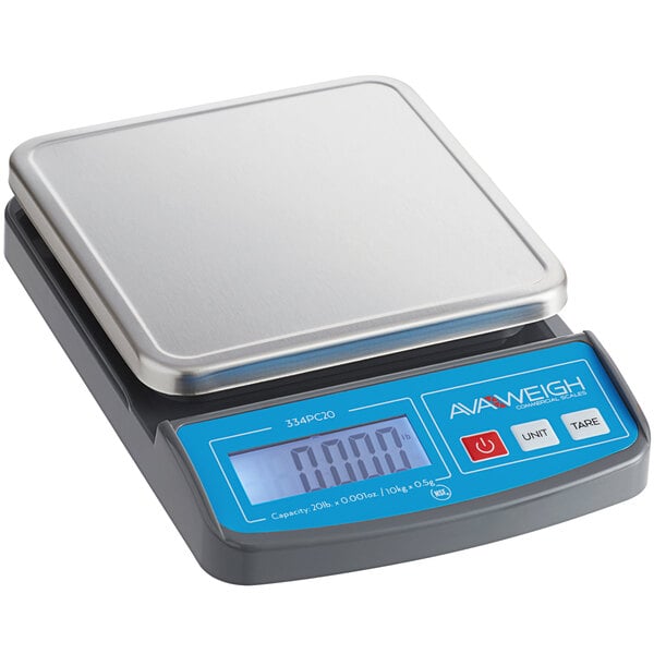 AvaWeigh PC20 20 lb. Compact Digital Portion Control Scale