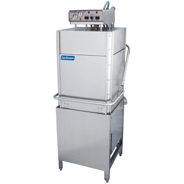 A Jackson TempStar HH-E dishwasher with the door open.