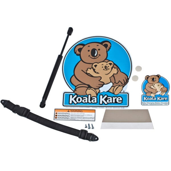 A Koala Kare logo with a bear holding a baby.