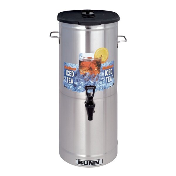 Bunn 34100.0003 TDO5 5 Gallon Iced Tea Dispenser with BrewThrough Lid