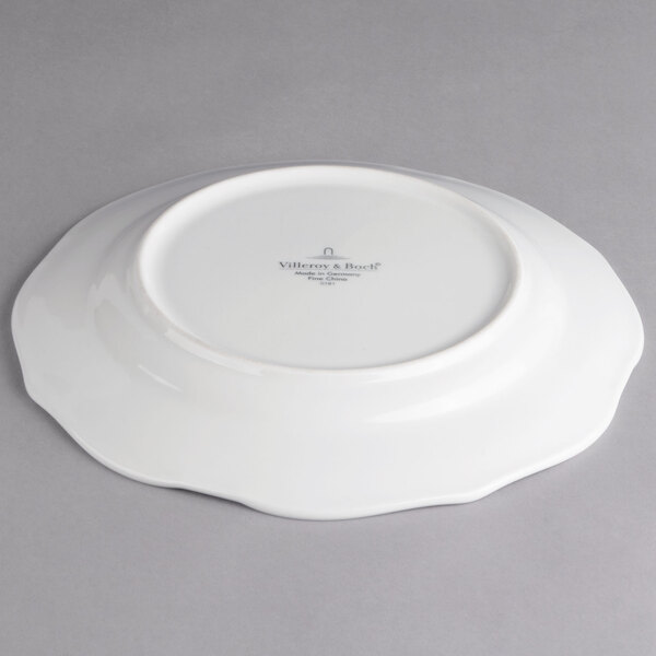Assiette Plate Villeroy & Boch Manoir 21 Cm - Porcelaine Blanche Résistante | Micro-ondes Et Lave-vaisselle - 4