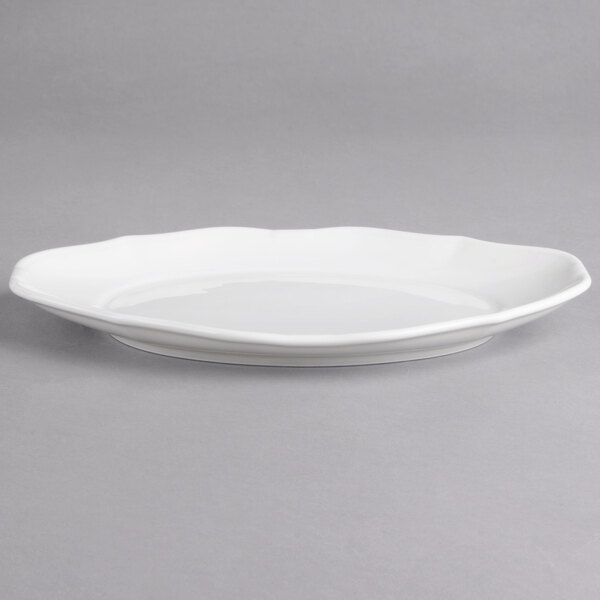 Villeroy & Boch 1633183570 La Scala 9 1/2" White Porcelain Oval