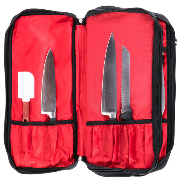 Mercer Culinary M30517M 17 Pocket DoubleZip Knife Case