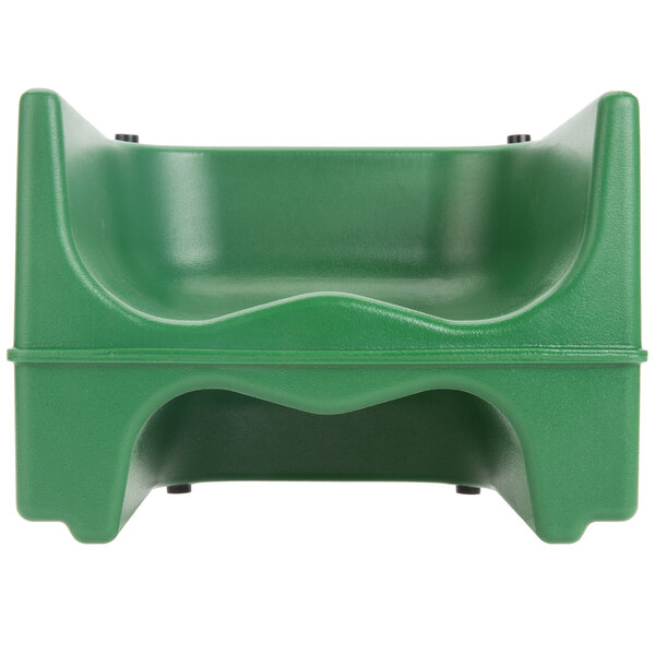 GREEN Dual Height Plastic NSF Stackable Restaurant Child Booster Chair Seat 