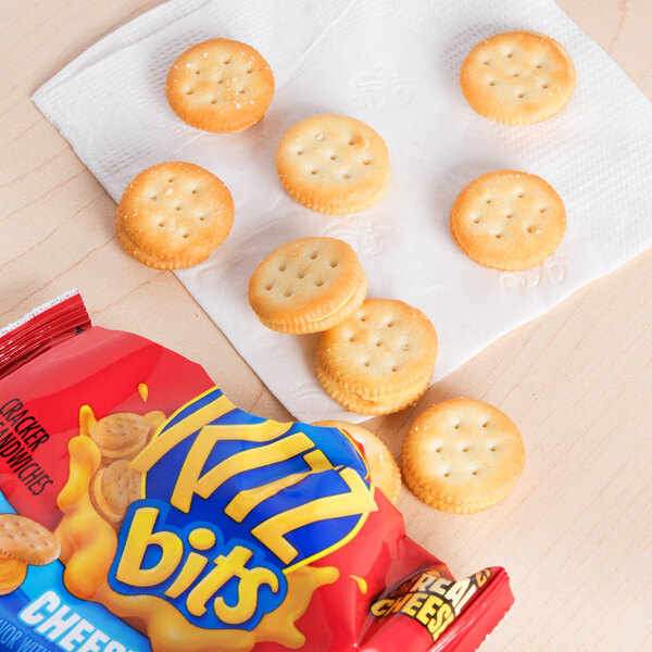 Nabisco Ritz Bits 1 oz. Cheese Cracker Snack Pack - 48/Case